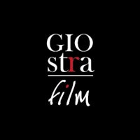 the logo for gistra film on a black background