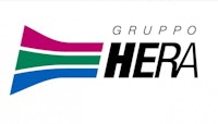 the logo for groupo hera