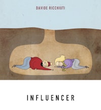 the cover of influencer by davide ricciuti